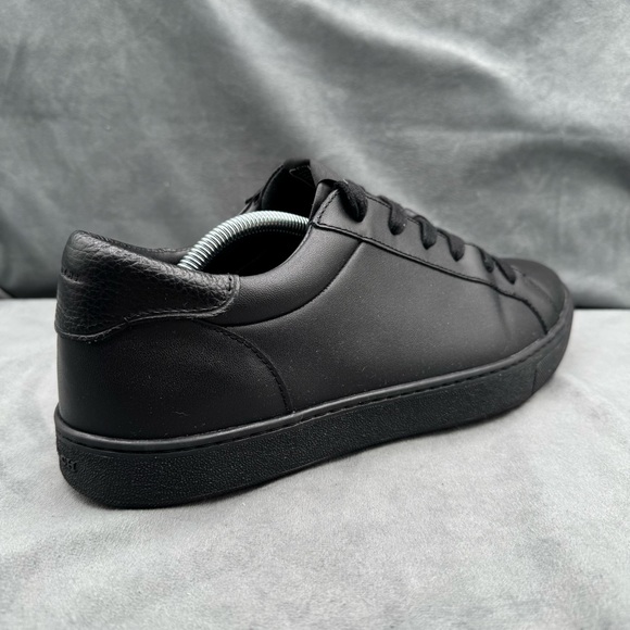 Coach C126 Low-Top Sneakers Men’s Shoes Size 12 Black Leather Stylish Comfort - Picture 2 of 14